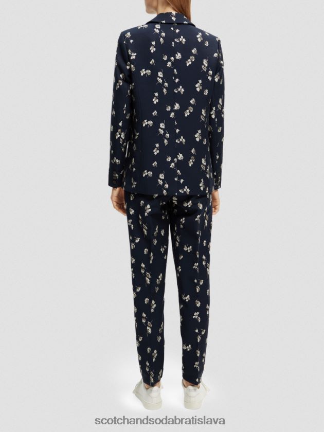 ženy oblečenie tulipány Scotch & Soda žakárové sako s potlačou uvoľneného strihu 4ZV00D174