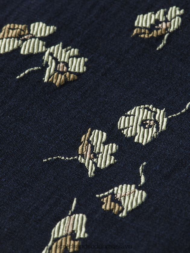 ženy oblečenie tulipány Scotch & Soda žakárové sako s potlačou uvoľneného strihu 4ZV00D174