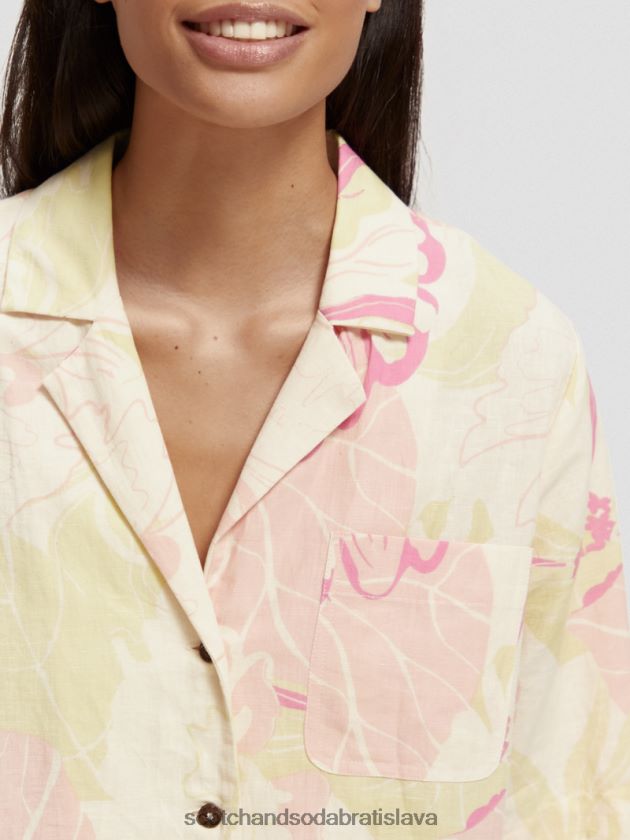 ženy oblečenie rozkvet vondelfieldu Scotch & Soda táborová košeľa s potlačou 4ZV00D42