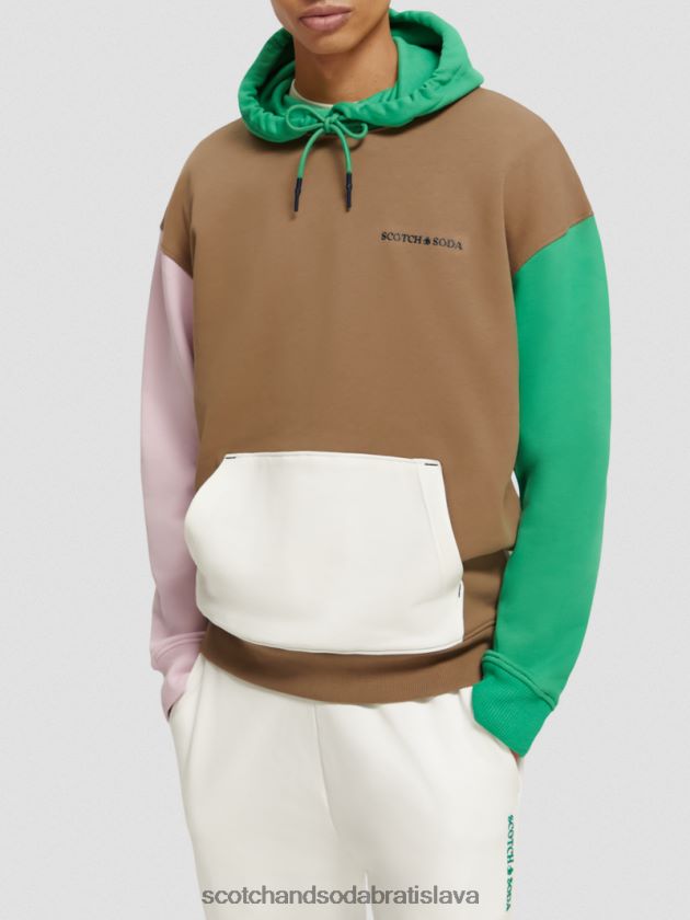 ženy oblečenie combo a Scotch & Soda farebná mikina s kapucňou 4ZV00D226