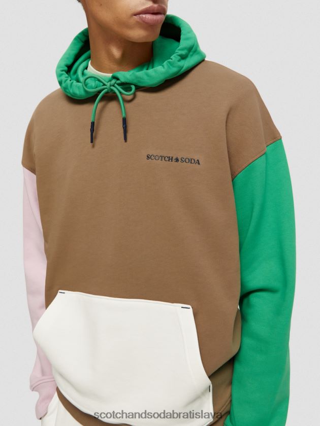 ženy oblečenie combo a Scotch & Soda farebná mikina s kapucňou 4ZV00D226