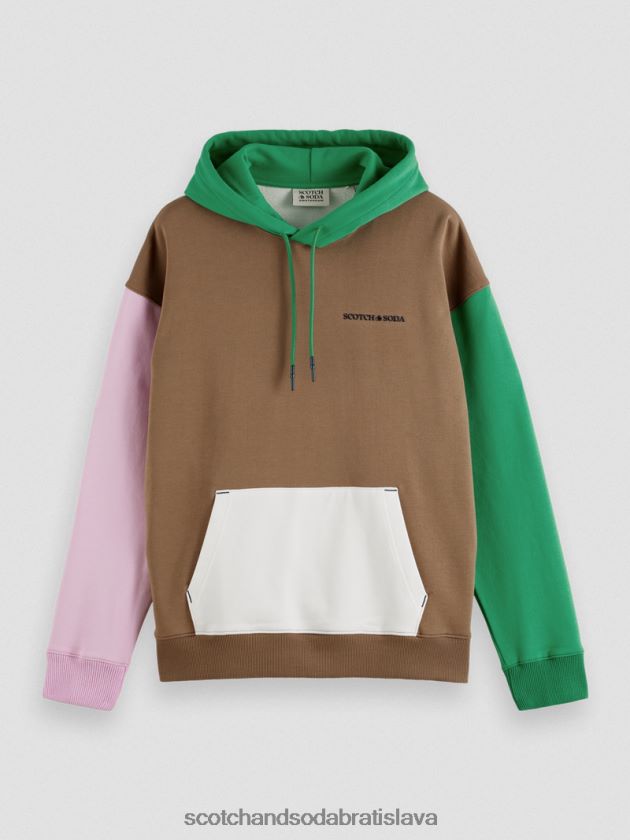 ženy oblečenie combo a Scotch & Soda farebná mikina s kapucňou 4ZV00D226