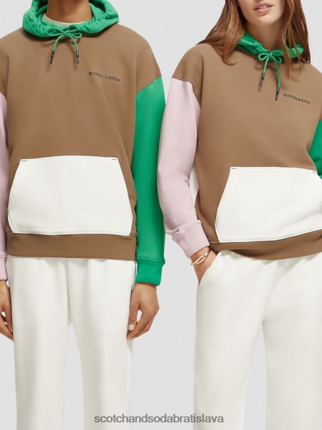 ženy oblečenie combo a Scotch & Soda farebná mikina s kapucňou 4ZV00D226