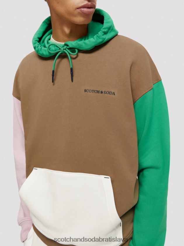 ženy oblečenie combo a Scotch & Soda farebná mikina s kapucňou 4ZV00D226