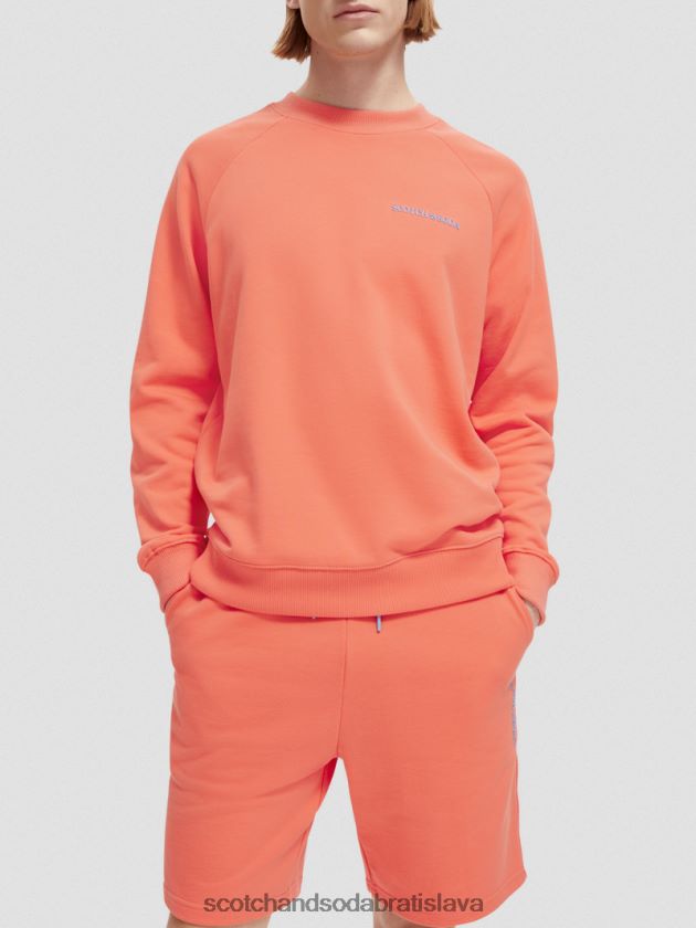 ženy oblečenie ibištek Scotch & Soda mikina s výstrihom z organickej bavlny 4ZV00D195