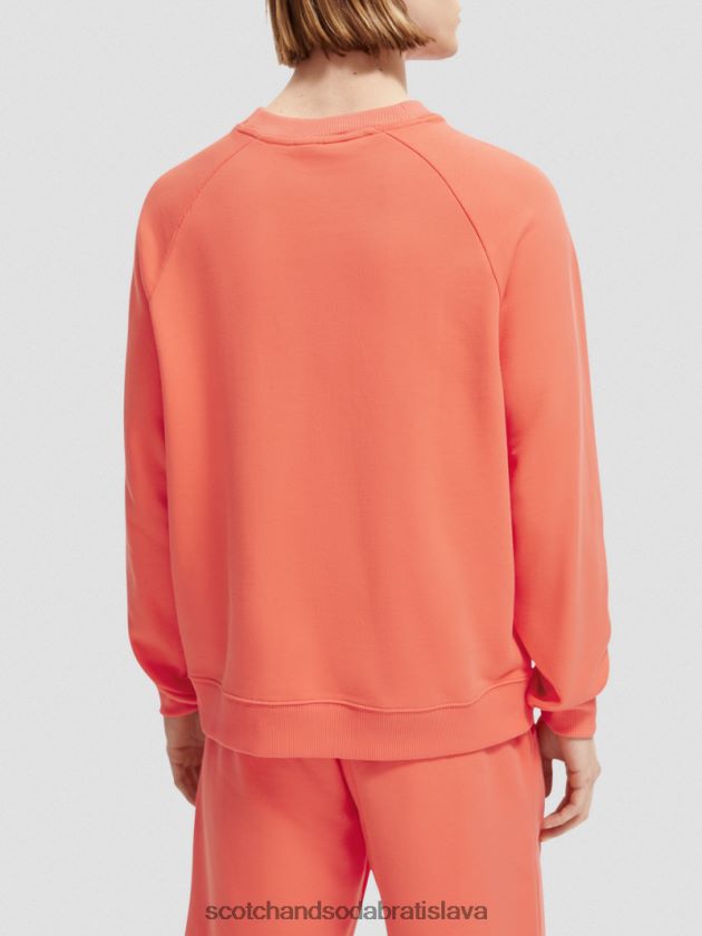 ženy oblečenie ibištek Scotch & Soda mikina s výstrihom z organickej bavlny 4ZV00D195