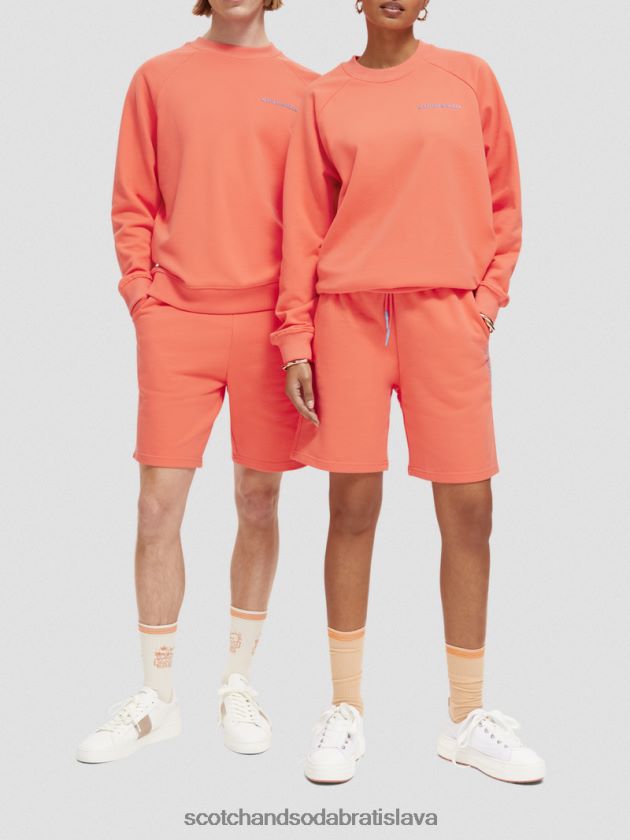 ženy oblečenie ibištek Scotch & Soda mikina s výstrihom z organickej bavlny 4ZV00D195