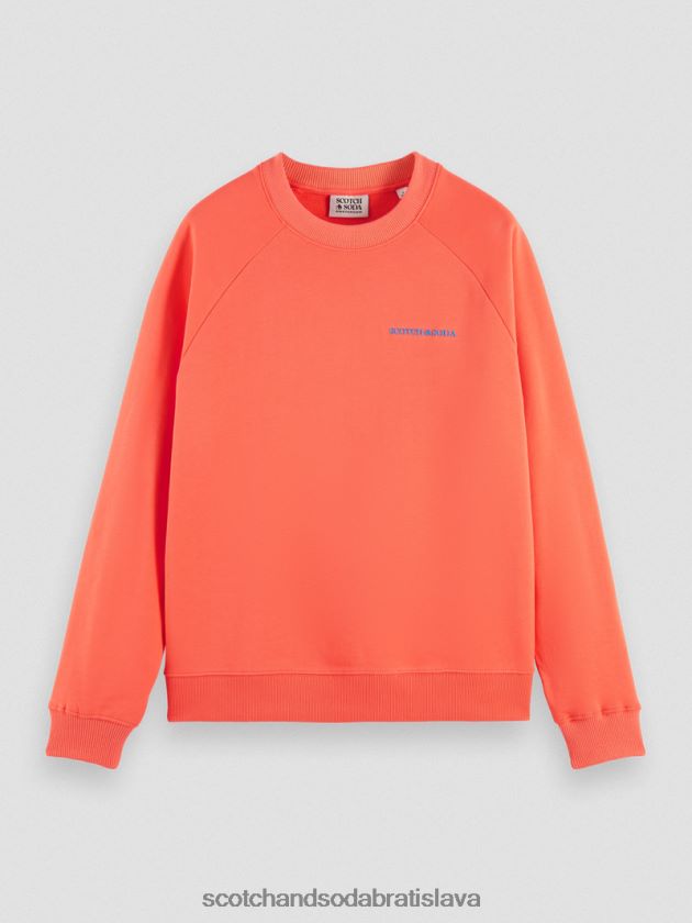 ženy oblečenie ibištek Scotch & Soda mikina s výstrihom z organickej bavlny 4ZV00D195