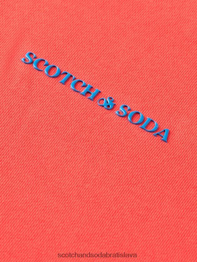 ženy oblečenie ibištek Scotch & Soda mikina s výstrihom z organickej bavlny 4ZV00D195