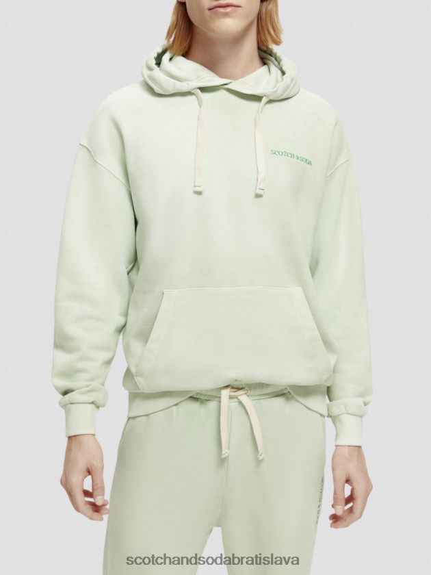 ženy oblečenie mäta Scotch & Soda rastlinná mikina s kapucňou 4ZV00D224
