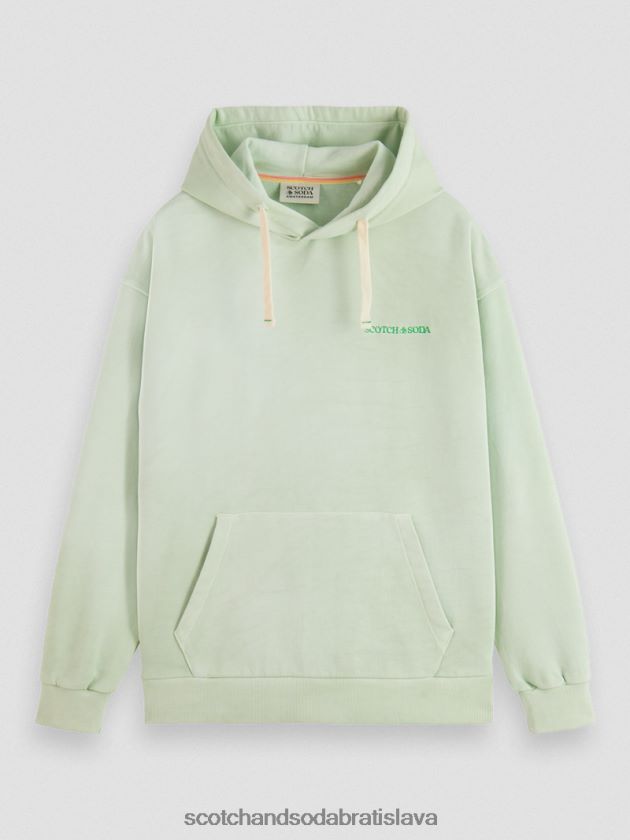 ženy oblečenie mäta Scotch & Soda rastlinná mikina s kapucňou 4ZV00D224