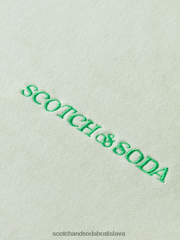 ženy oblečenie mäta Scotch & Soda rastlinná mikina s kapucňou 4ZV00D224