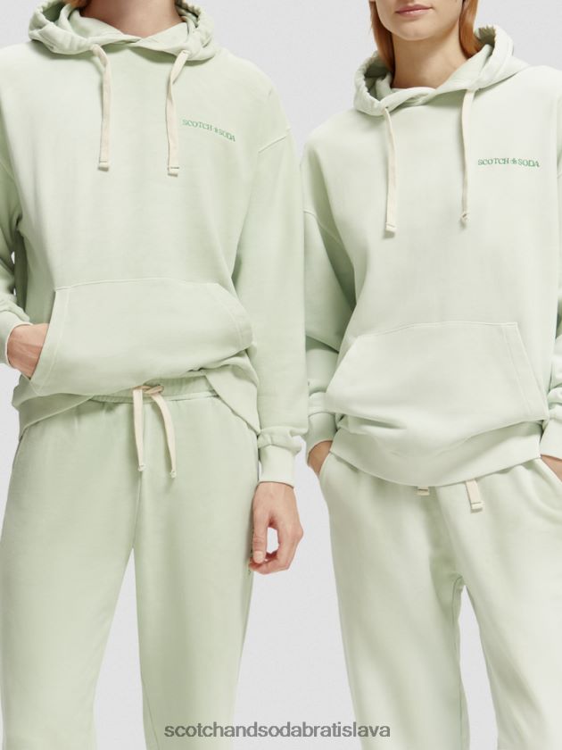 ženy oblečenie mäta Scotch & Soda rastlinná mikina s kapucňou 4ZV00D224