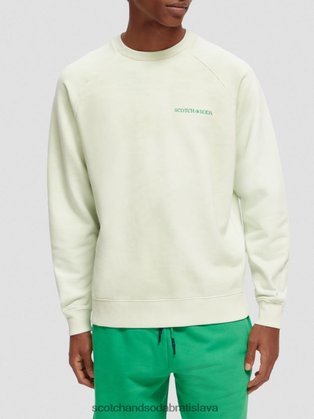 ženy oblečenie mäta Scotch & Soda rastlinná mikina z organickej bavlny 4ZV00D222