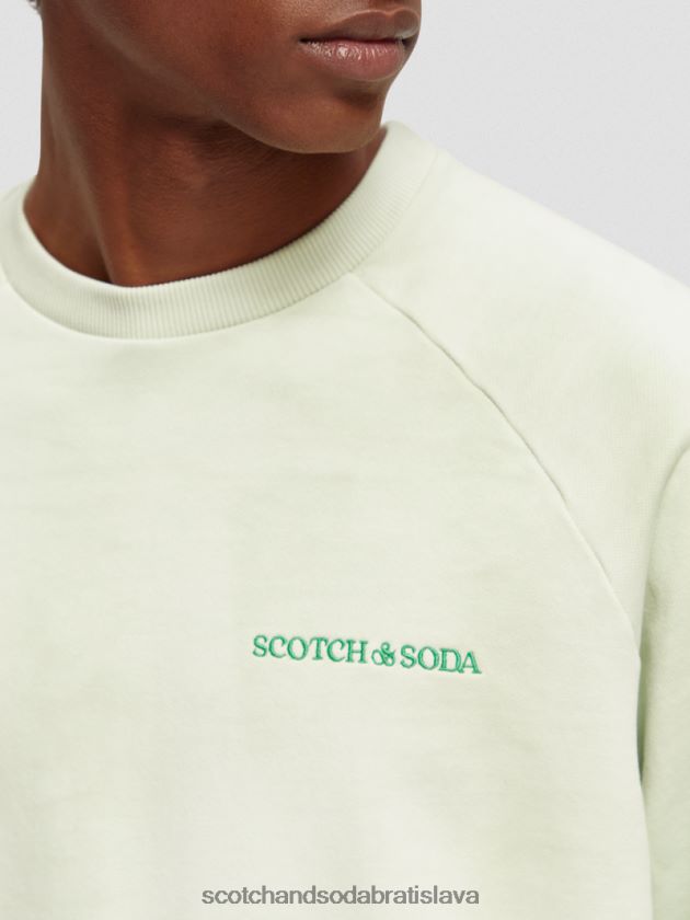 ženy oblečenie mäta Scotch & Soda rastlinná mikina z organickej bavlny 4ZV00D222