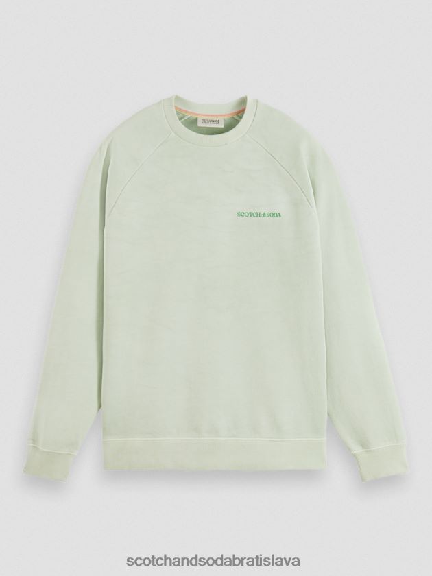 ženy oblečenie mäta Scotch & Soda rastlinná mikina z organickej bavlny 4ZV00D222