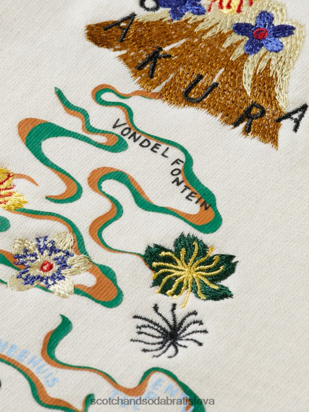 ženy oblečenie off white Scotch & Soda skrátená mikina s kapucňou z organickej bavlny 4ZV00D202