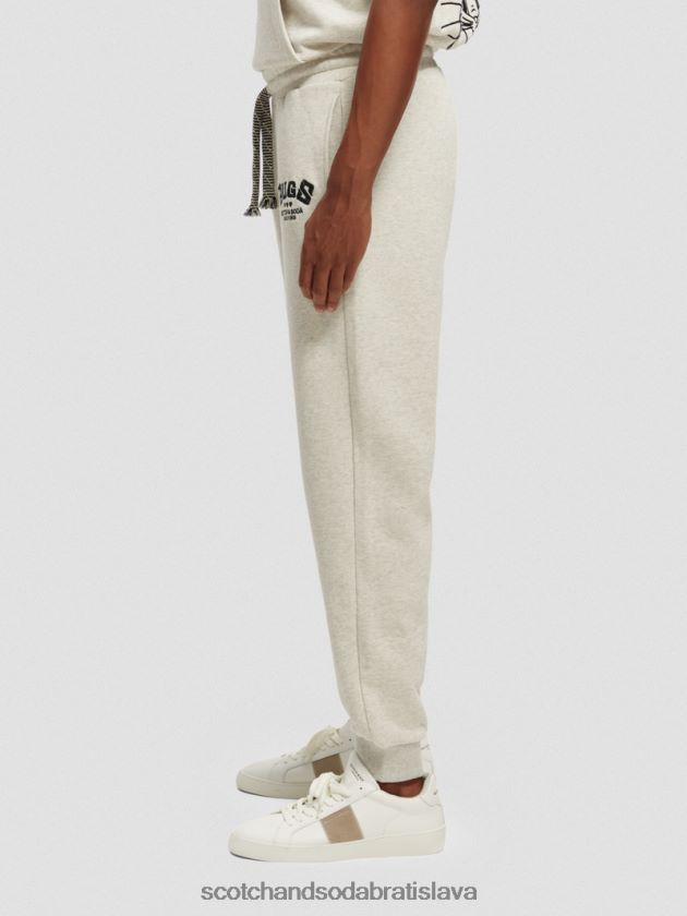 ženy oblečenie off white melange Scotch & Soda looney tunes vyšívané tepláky 4ZV00D185