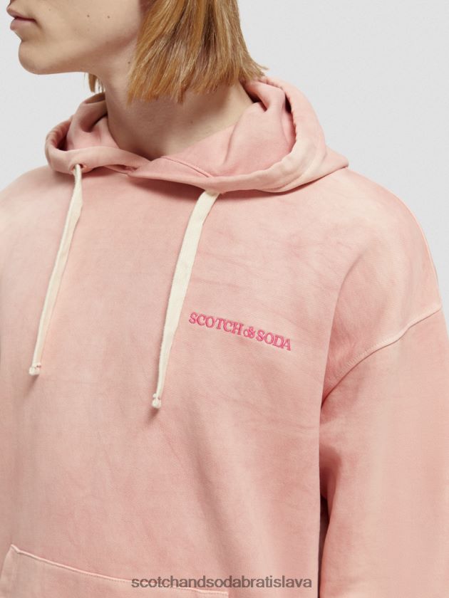 ženy oblečenie plameniak Scotch & Soda rastlinná mikina s kapucňou 4ZV00D225