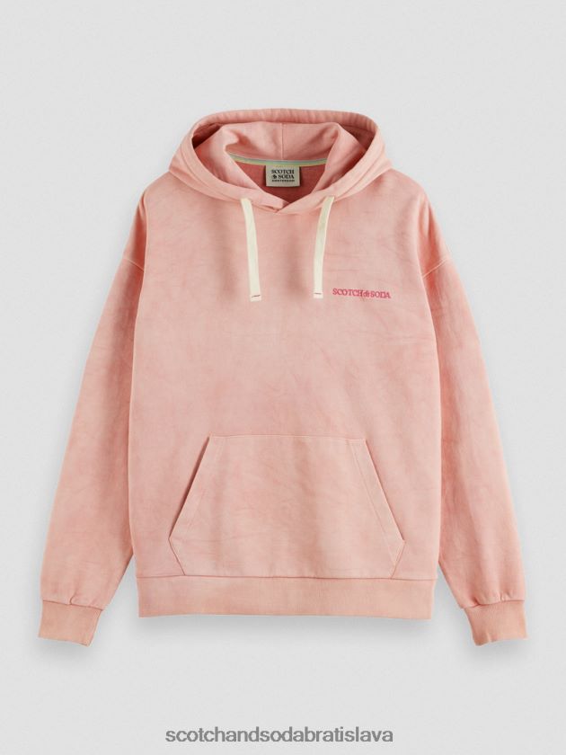 ženy oblečenie plameniak Scotch & Soda rastlinná mikina s kapucňou 4ZV00D225