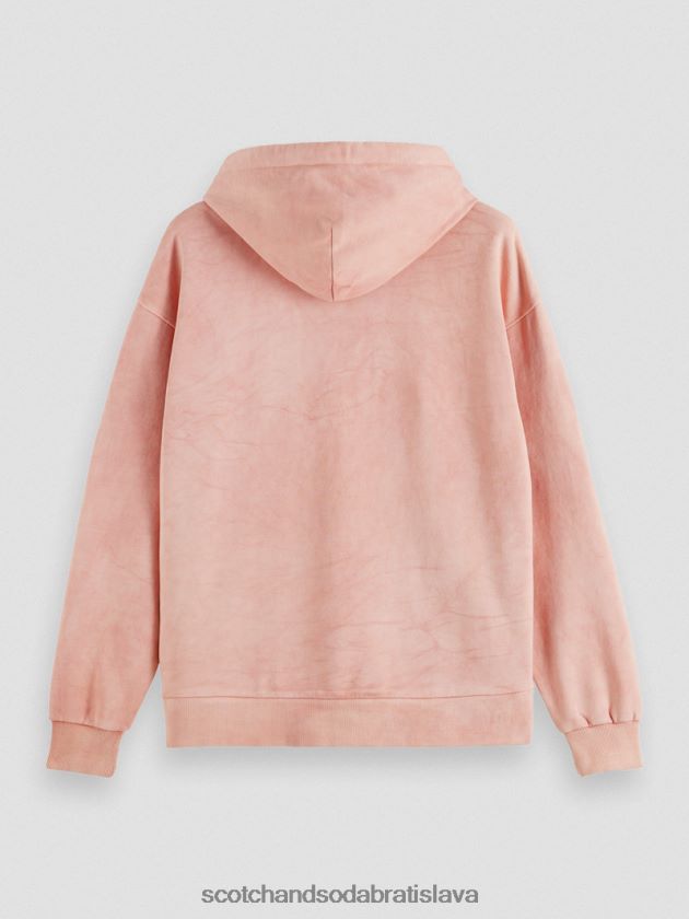 ženy oblečenie plameniak Scotch & Soda rastlinná mikina s kapucňou 4ZV00D225