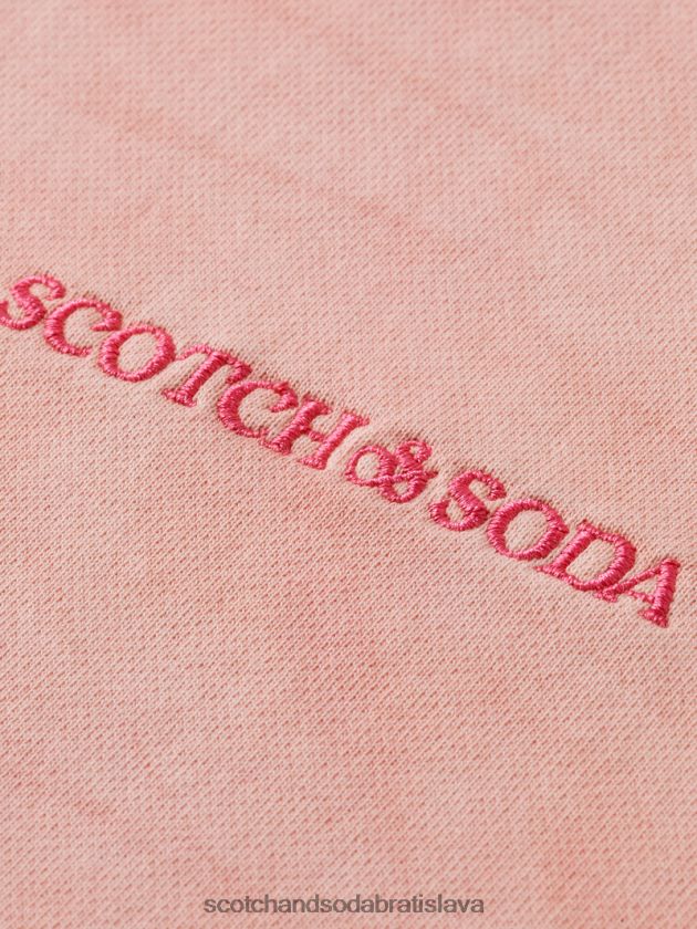 ženy oblečenie plameniak Scotch & Soda rastlinná mikina s kapucňou 4ZV00D225