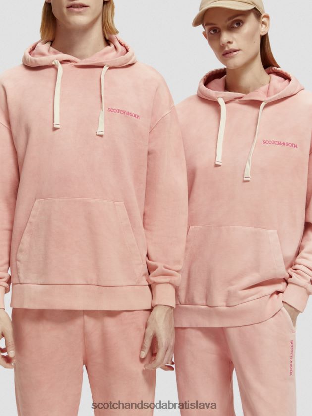 ženy oblečenie plameniak Scotch & Soda rastlinná mikina s kapucňou 4ZV00D225