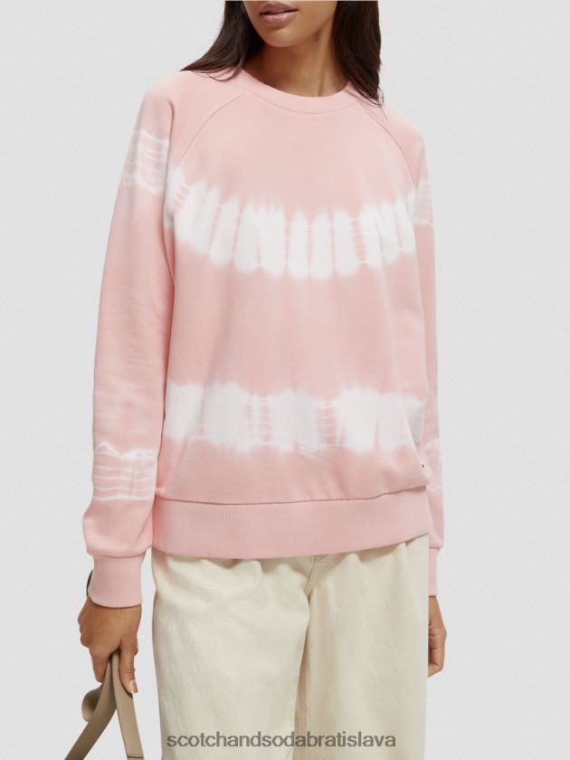 ženy oblečenie ruža Scotch & Soda viazaná mikina uvoľneného strihu 4ZV00D228