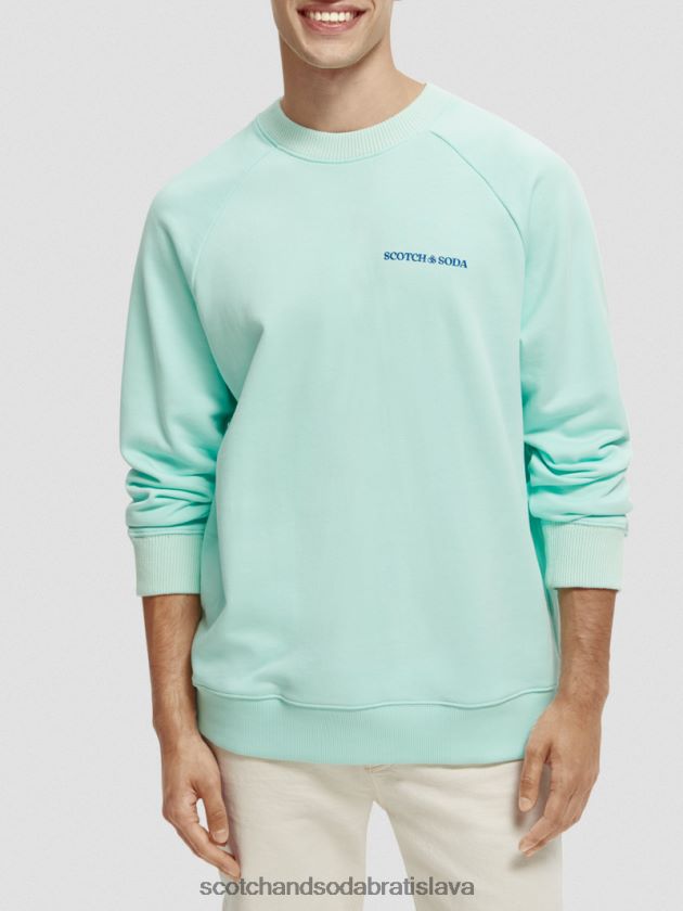 ženy oblečenie záliv Scotch & Soda mikina s výstrihom z organickej bavlny 4ZV00D193