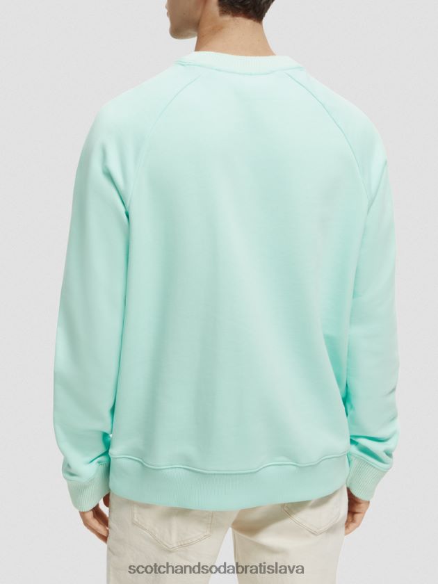 ženy oblečenie záliv Scotch & Soda mikina s výstrihom z organickej bavlny 4ZV00D193