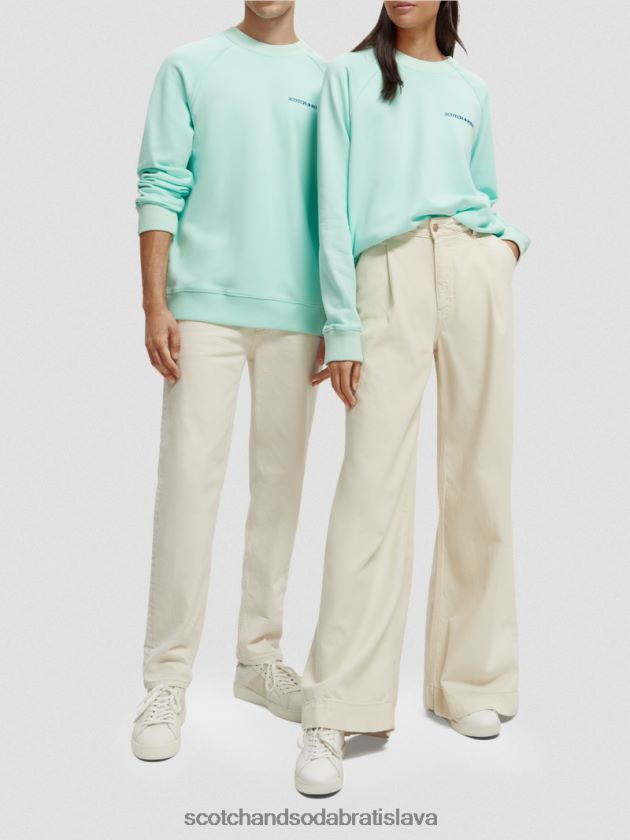 ženy oblečenie záliv Scotch & Soda mikina s výstrihom z organickej bavlny 4ZV00D193