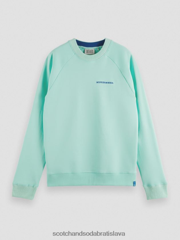 ženy oblečenie záliv Scotch & Soda mikina s výstrihom z organickej bavlny 4ZV00D193