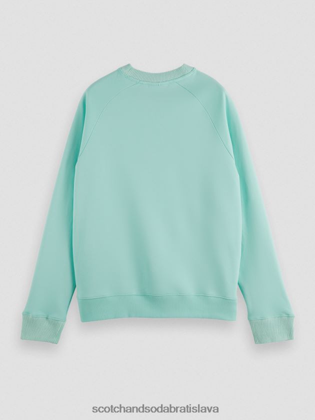 ženy oblečenie záliv Scotch & Soda mikina s výstrihom z organickej bavlny 4ZV00D193