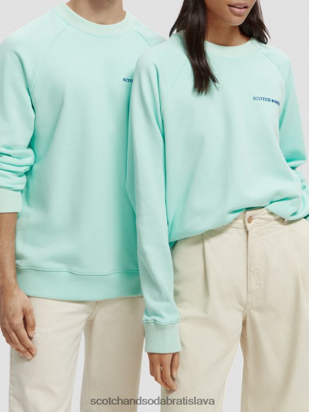 ženy oblečenie záliv Scotch & Soda mikina s výstrihom z organickej bavlny 4ZV00D193