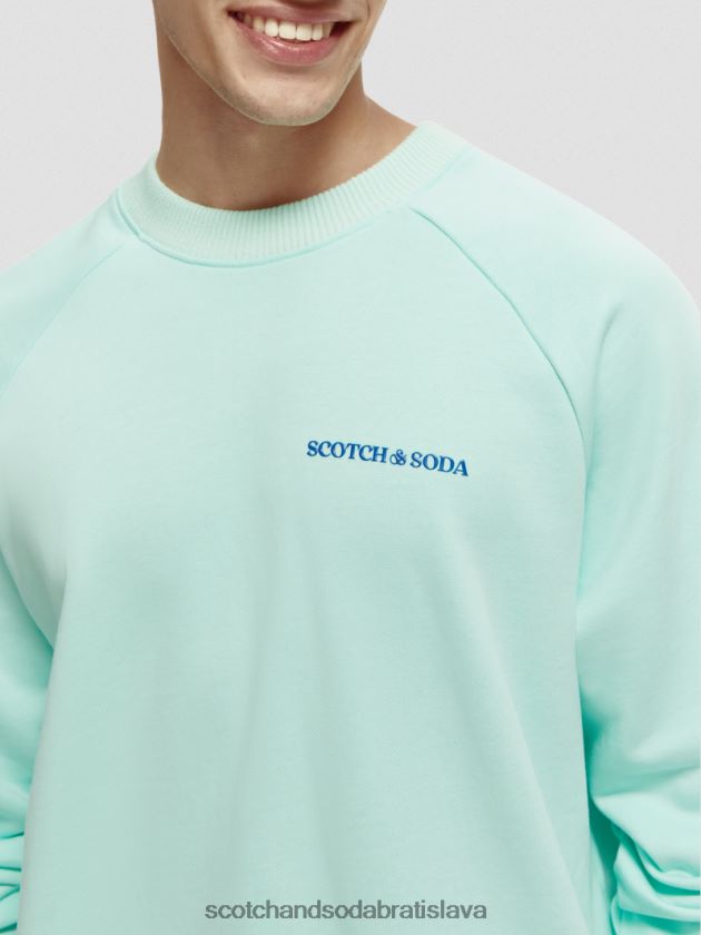ženy oblečenie záliv Scotch & Soda mikina s výstrihom z organickej bavlny 4ZV00D193