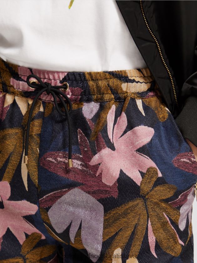 ženy oblečenie kvetinová kamufláž Scotch & Soda žakárovo tkaný jogger 4ZV00D152