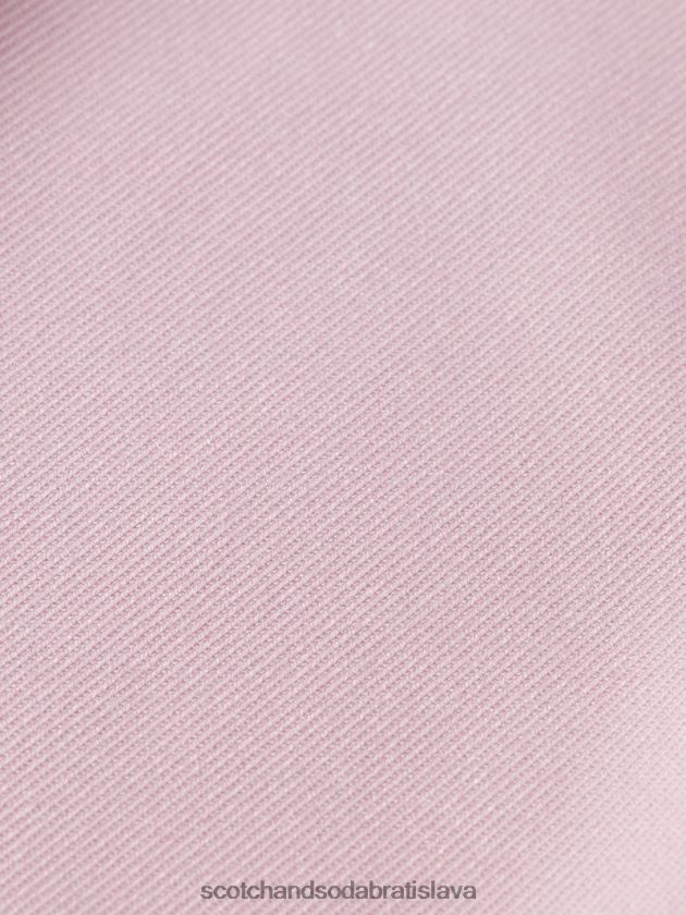 ženy oblečenie levanduľa Scotch & Soda edie vysoké široké nohavice 4ZV00D158