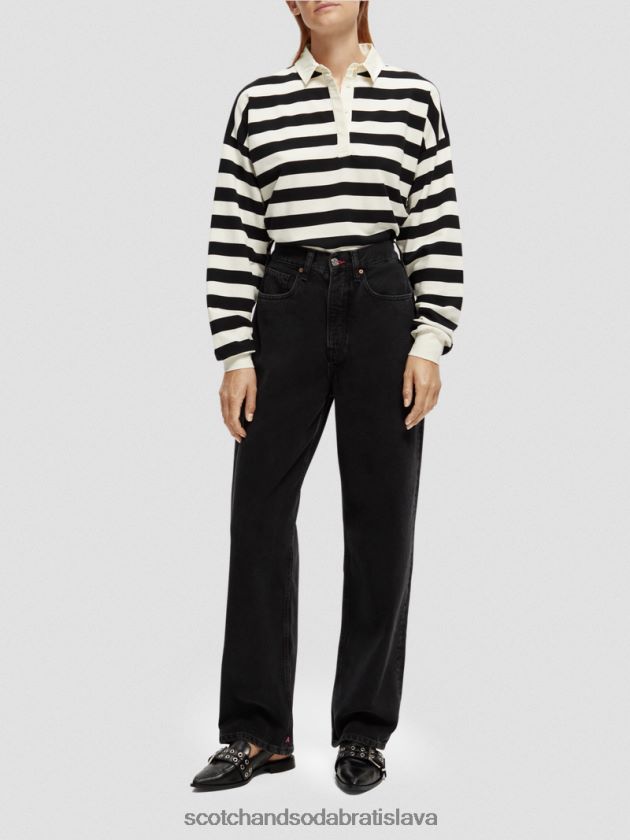 ženy oblečenie prebujnený Scotch & Soda super voľné džínsy priateľského strihu 4ZV00D231