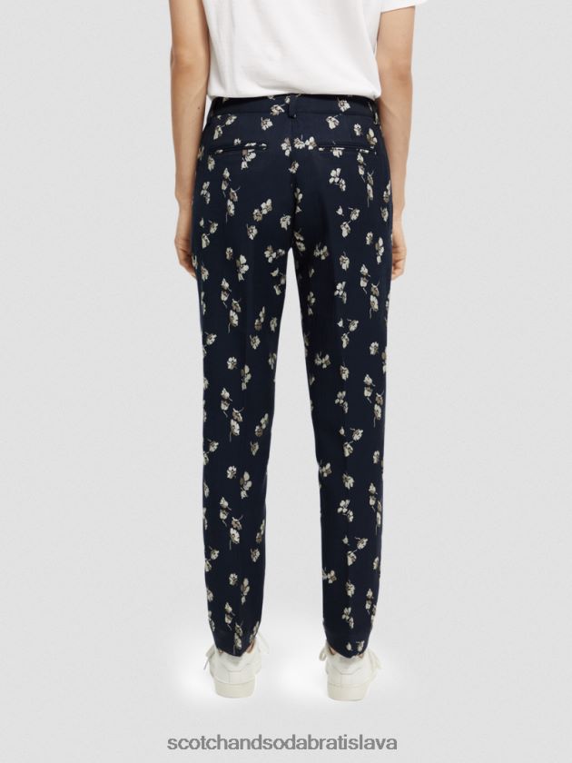 ženy oblečenie tulipány Scotch & Soda nízke stredne vysoké žakárové nohavice slim fit strihu 4ZV00D153