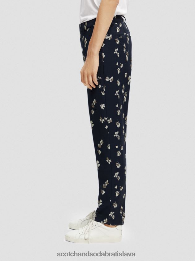 ženy oblečenie tulipány Scotch & Soda nízke stredne vysoké žakárové nohavice slim fit strihu 4ZV00D153