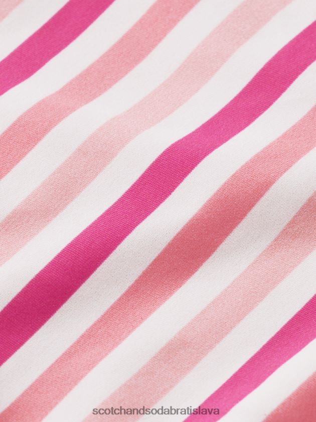 ženy oblečenie ružový punč Scotch & Soda ohlávkové plavky 4ZV00D257
