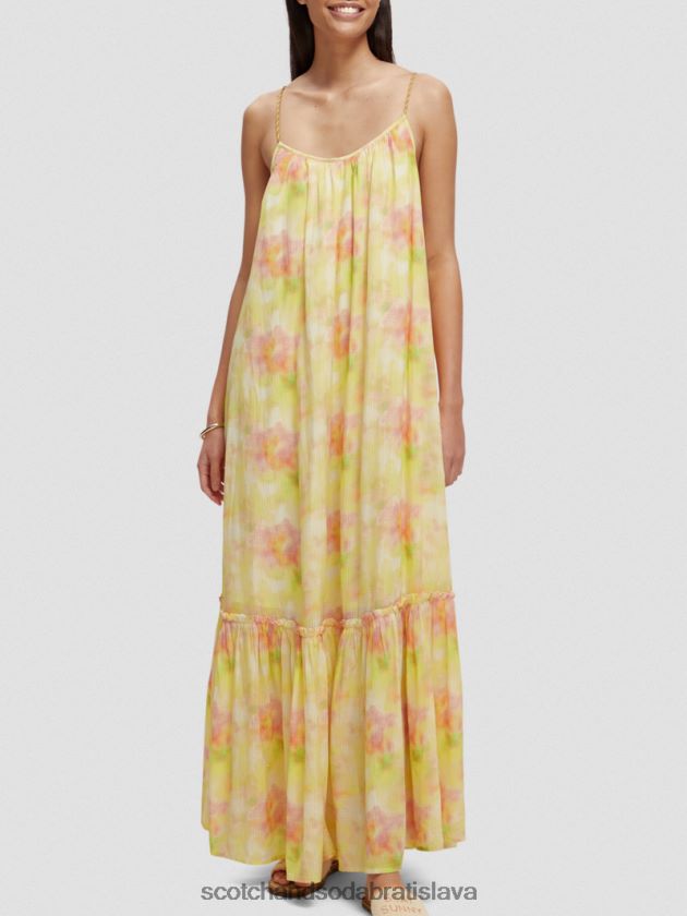ženy oblečenie multi kravatové farbivo Scotch & Soda odstupňované maxi šaty na ramienka 4ZV00D31