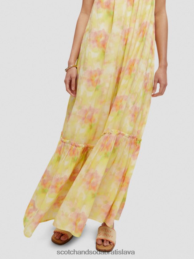 ženy oblečenie multi kravatové farbivo Scotch & Soda odstupňované maxi šaty na ramienka 4ZV00D31