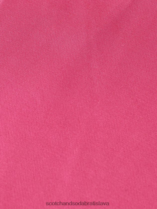 ženy oblečenie ružový punč Scotch & Soda pretekárska kombinéza s výstrihom do V 4ZV00D30