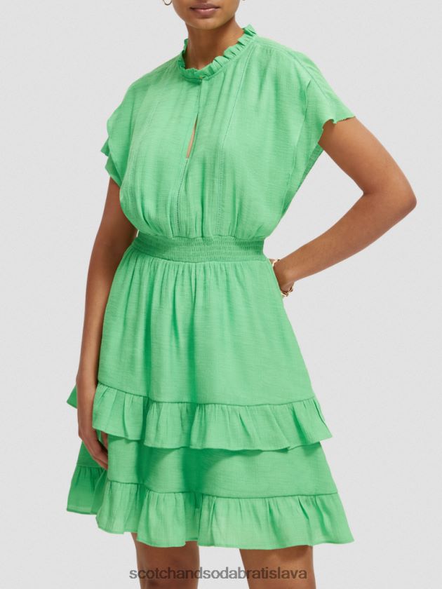 ženy oblečenie svetlý papagáj Scotch & Soda poschodové pánske minišaty 4ZV00D37