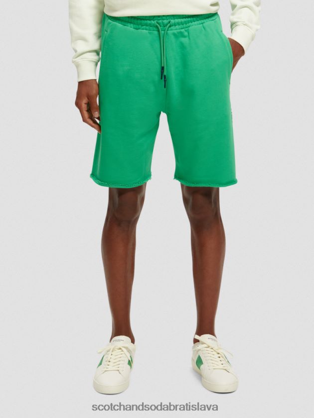 ženy oblečenie amazonská zelená Scotch & Soda teplákové šortky z organickej bavlny 4ZV00D253