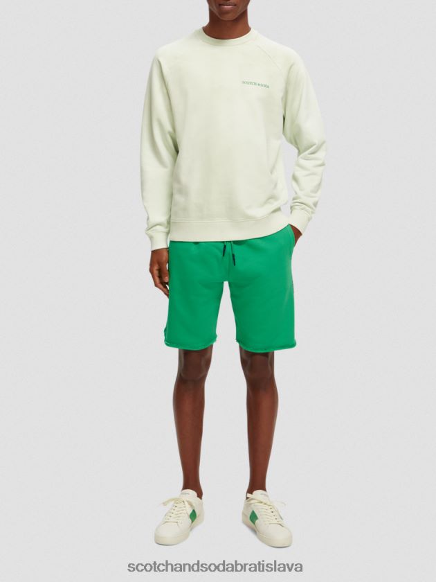 ženy oblečenie amazonská zelená Scotch & Soda teplákové šortky z organickej bavlny 4ZV00D253