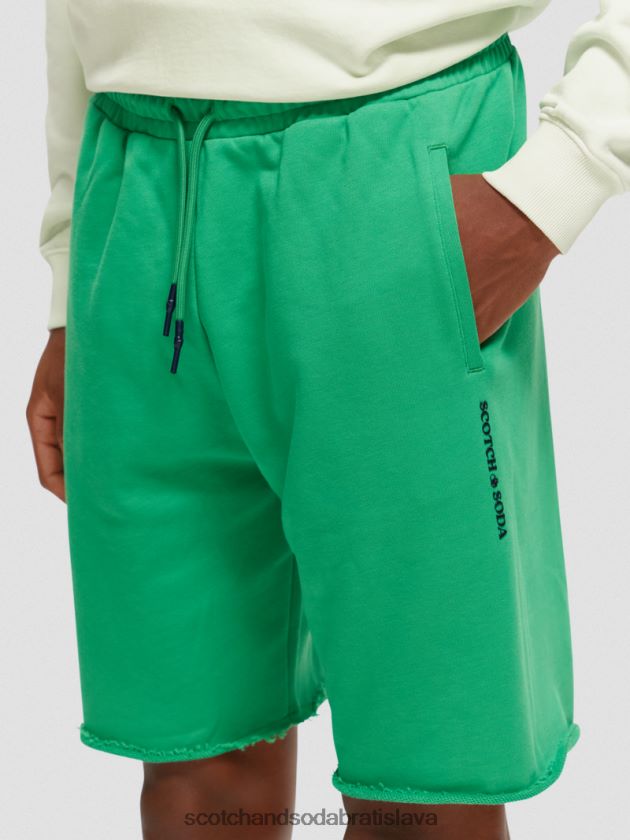ženy oblečenie amazonská zelená Scotch & Soda teplákové šortky z organickej bavlny 4ZV00D253