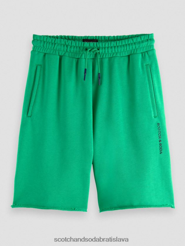 ženy oblečenie amazonská zelená Scotch & Soda teplákové šortky z organickej bavlny 4ZV00D253