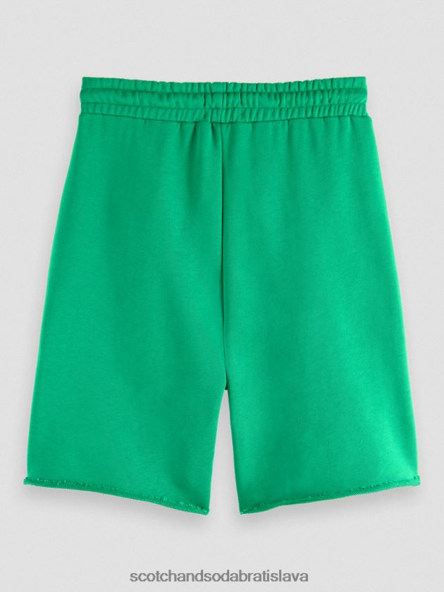 ženy oblečenie amazonská zelená Scotch & Soda teplákové šortky z organickej bavlny 4ZV00D253